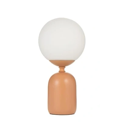 Abbildung von Pauleen Tischleuchte Glowing Charm max 20W Rusty red/weiß Keramik, ohne Leuchtmittel, E14