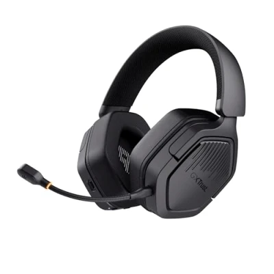 Abbildung von Trust GXT 1493 Ravox Gaming Headset Bluetooth + 2.4 GHz für PS5 PS4 Switch PC Xbox Mobile, 50mm Treiber, 70H Akkulaufzeit, Over Ear Kopfhörer Kabellos mit Mikrofon, Schwarz