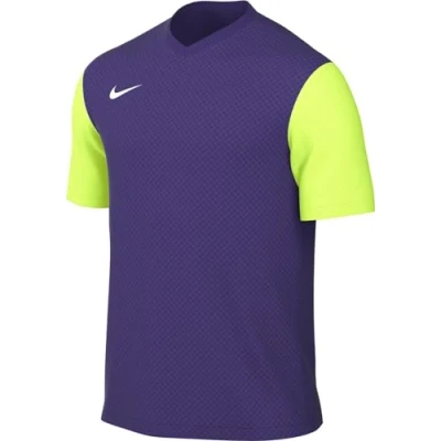 Abbildung von Nike Performance Tiempo PRE Sport Tshirt, Herren, Größe: XL, Lilagelbweiss