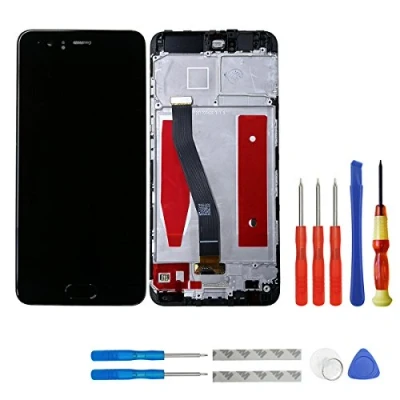 Abbildung von SWARK LCD Display Kompatibel mit Huawei P10 VTR L29, AL00, TL00, L09 (Schwarz with Rahmen) Touchscreen + Tools