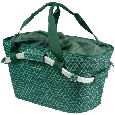 Abbildung von Basil Flair Carry All Hinterradkorb Mit MIK Befestigung 38 X 21 27 Cm Grün