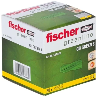 Abbildung von Fischer 524870, Spreizdübel, 50 mm, 8 6 cm, 20 Stück(e), Box