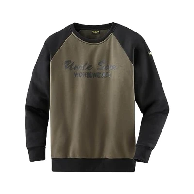 Abbildung von Uncle Sam Workwear Herren Sweatshirt (Oliv/schwarz, XXL)