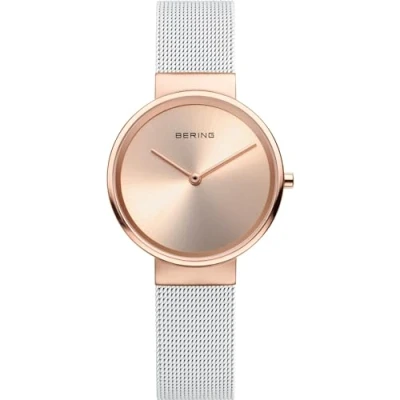 Abbildung von BERING Damen Analog Quarz Uhr mit Edelstahl Armband 14531 266