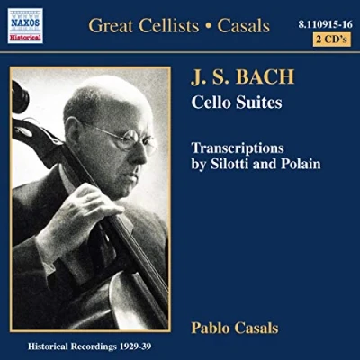 Abbildung von Great Cellists Pablo Casals (Casals spielt Bach) (Aufnahmen 1929 1939)
