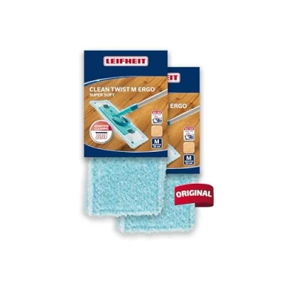 Abbildung von Leifheit 2er Set Wischbezug CLEAN TWIST M Ergo / POWER super soft