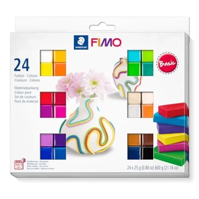 Abbildung von Fimo soft colour pack 24 basic colours 8023 C24 1 / 24x25gr (04 19)