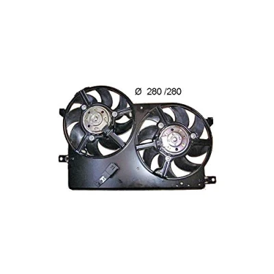 Abbildung von MAHLE ORIGINAL CFF 199 000P Lüfter für Fahrzeuge mit Klimaanlage 280, 280/280mm 12V 420W elektrisch Kühlerlüfterrahmen (Zarge)