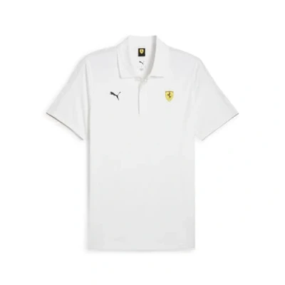 Abbildung von Puma Scuderia Ferrari RACE Cloudspun Poloshirt, Herren, Größe: XXL, White