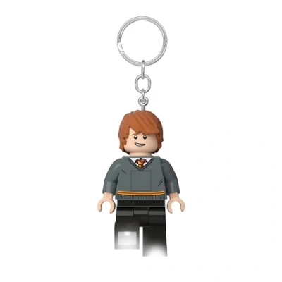 Abbildung von Lego Harry Potter Ron Schlüsselbund LED Taschenlampe für Potterheads 76mm große Figur (KE200) Inklusive 2 CR2025 Batterien