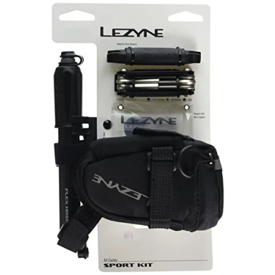 Abbildung von Lezyne Sattel Trainer Laufradtasche Satteltasche Caddy, Schwarz, 45.5 x 34.0 26.5 cm, 0.5 Liter, 1 SB CADLD V2M04