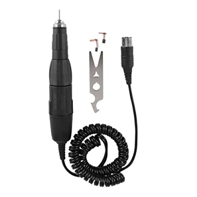 Abbildung von Sonew 35000 RPM elektrische Nagelfräse, Elektrischer Nagelbohrer Griff 102L 2.35mm Handpiece für Nagel Maniküre Maschine(Black)