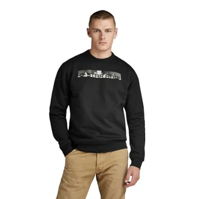 Abbildung von G Star Flight DECK BACK Sweatshirt, Herren, Größe: Small, Black