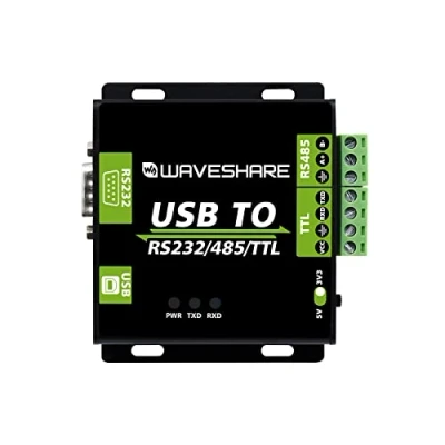 Abbildung von Waveshare USB to RS232/485/TTL Interface Converter Power and ADI magnetical Industrial Isolation
