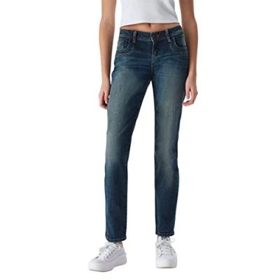 Abbildung von LTB Valentine Jeans Straight Leg Oxford undamaged wash, Damen, Größe: 32x30, wash