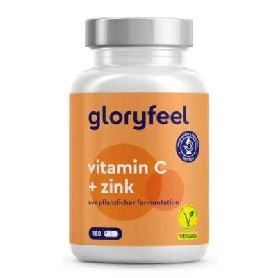 Abbildung von gloryfeel® Vitamin C + Zink Kapseln 180 St
