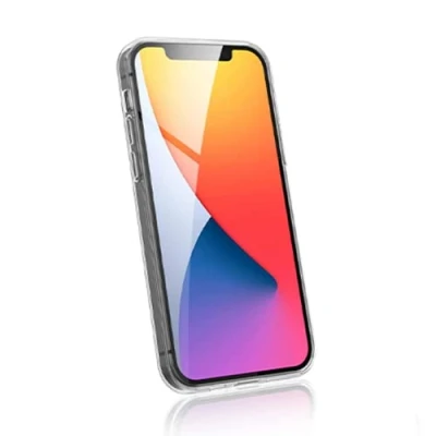 Abbildung von Wisam Schutzhülle geeignet für iPhone 12/12 Pro (6.1) Smartphone Zubehör, Silikonhülle Silikon Case Hülle Transparent