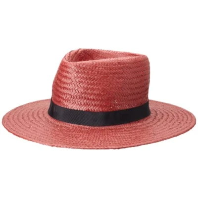 Abbildung von Hurley Damen W Villa Straw Hat Hat, Weinrot, Einheitsgröße