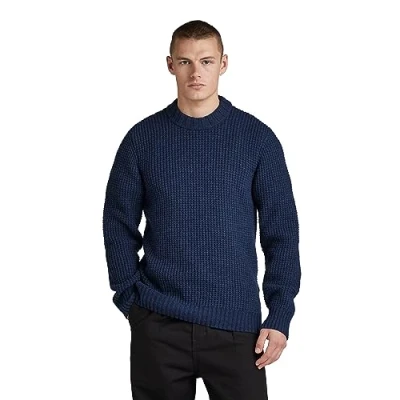 Abbildung von G STAR RAW Herren Chunky r knit, Blau (rank blue D23536 D170 868), M