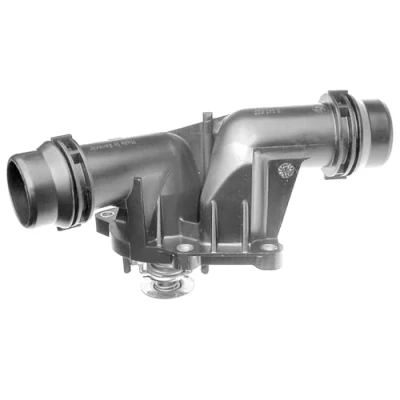 Abbildung von GATES TH25085G1 Kühlwasserthermostat 85 mit Dichtungen Gehäuse BMW: 5 Limousine, 3 Touring