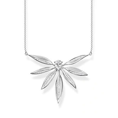 Abbildung von Thomas SABO Kette 925 Sterlingsilber Halskette, Damen, Größe: 45, Weiß, silberfarben