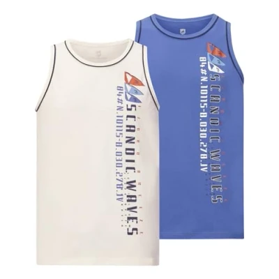 Abbildung von Jan Vanderstorm Doppelpack Top, Herren, Größe: 4XL, Wollweiß blau