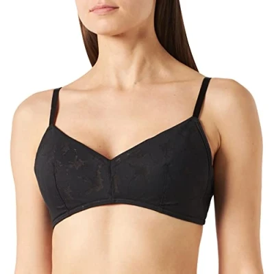 Abbildung von sloggi Damen ZERO Lace 2.0 Bralette Bustier, Black, XL