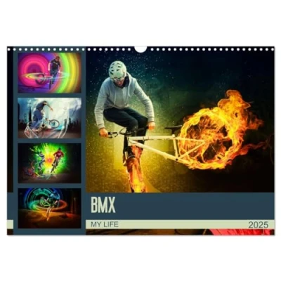 Abbildung von BMX My Life (Wandkalender 2025 DIN A3 quer), CALVENDO Monatskalender