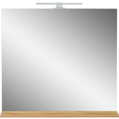 Abbildung von andas Badspiegel &quot;Majtum mit Ablageboden und LED Beleuchtung&quot;, Breite 76 cm, widerstandsfähige Oberfläche, Made in Germany