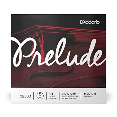 Abbildung von D&#039;Addario J1012 1/4M Prelude Cello Einzelsaite &#039;D&#039; Nickel umsponnen 1/4 Medium