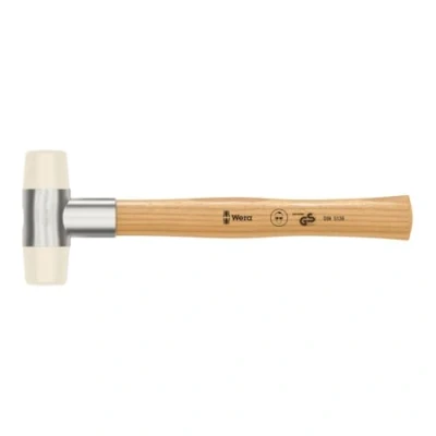 Abbildung von Wera 05000320001, Rückschlagfreier Hammer, Nylon, Holz, Beige, 26,5 cm, 102 mm