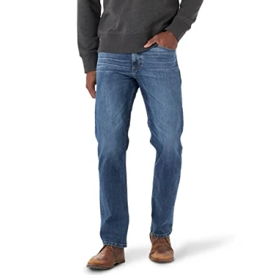 Abbildung von Wrangler Herren Free to Stretch lockerer Passform Jeans, Knox, 34W / 29L