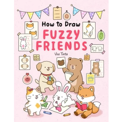Abbildung von How to Draw Fuzzy Friends: Learn Sketch &amp; Color Cute Short Stories Featuring Adorable Animal Characters with Easy Step by Guide