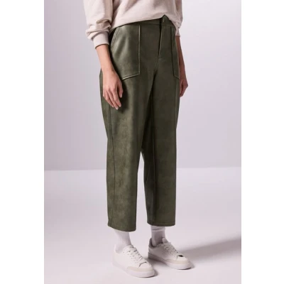 Abbildung von STREET ONE Lederimitathose in Leder Optik