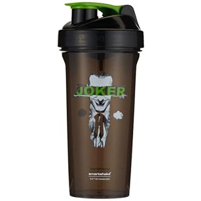 Abbildung von Smartshake Lite The Joker Protein Shakes Flasche 800ml BPA frei Auslaufsicher Gym Smart Shaker Cup für Proteinpulver, DC Comics Batman Merchandise Geschenke