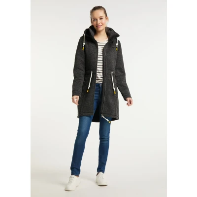 Abbildung von Schmuddelwedda Damen Strickfleecemantel XL / Senf Mélange 100% Polyester