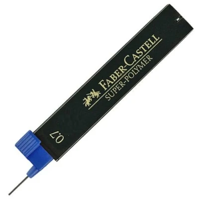 Abbildung von FABER CASTELL SUPER POLYMER Bleistiftminen 0.7 mm schwarz