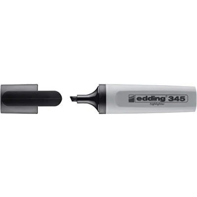 Abbildung von Textmarker e 345 EDDING, 2 5mm, grau, 10 Stück