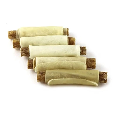 Abbildung von DOGBOSS 100% Natur gefüllte Kaurollen in verschiedenen Größen und Geschmack (5er Pansen 13 cm)