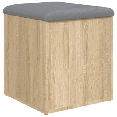 Abbildung von vidaXL Sitzbank mit Stauraum Sonoma Eiche 42x42x45 cm Holzwerkstoff