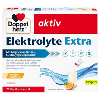 Abbildung von Doppelherz Elektrolyte Extra Mit Magnesium für das Elektrolytgleichgewicht VEGAN 20 Portionsbeutel