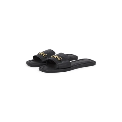Abbildung von Tommy Hilfiger Horsebit MULE Pantolette flach, Damen, Größe: 40, Black Schuhe