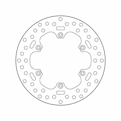 Abbildung von BREMBO Bremsscheibe Serie Oro, Fixed hinten 190mm 3,5, 3.5mm 3 gelocht 68B40717 Bremsscheiben, Scheibenbremsen