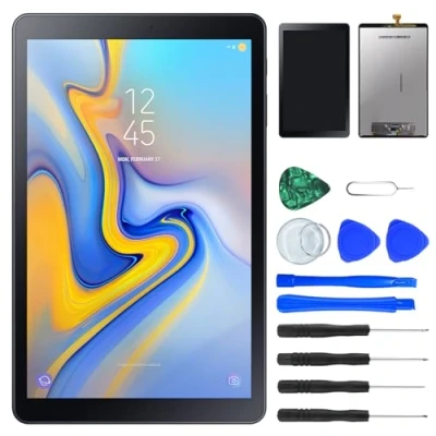 Abbildung von NB+ LCD Ersatz Touchscreen für Samsung Galaxy Tab A 10,5 Zoll SM T590 T595 2018 Display Einheit Digitizer Frontglas Scheibe Schwarz mit Werkzeug