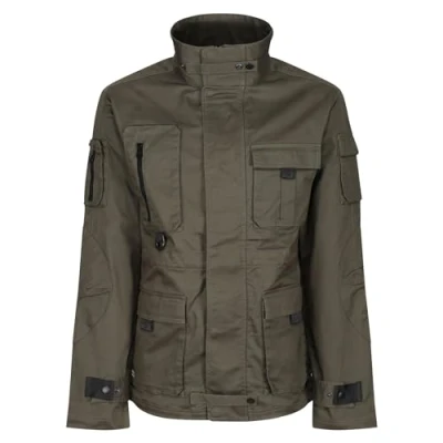 Abbildung von Regatta Professional Herren Mens Pro Multi Pocket Utility Jacket Regenmantel, Khaki, M
