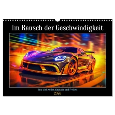 Abbildung von Im Rausch der Geschwindigkeit (Wandkalender 2025 DIN A3 quer), CALVENDO Monatskalender