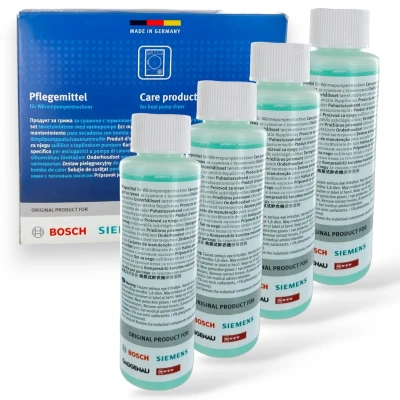 Abbildung von Bosch 00312111, Wäschetrockner, Flüssigkeit, 125 ml, Flasche, Box, 4 Stück(e)