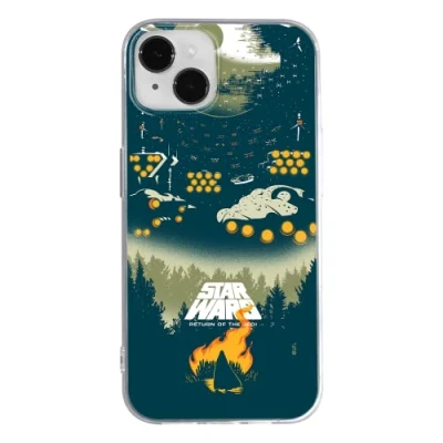 Abbildung von ERT GROUP Handyhülle für Apple iPhone 14 Original und offiziell Lizenziertes Star Wars Muster 029 optimal an die Form des Handy angepasst, hülle aus TPU