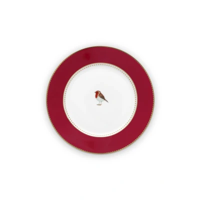 Abbildung von PIP STUDIO Love Birds Brotteller rot 17cm