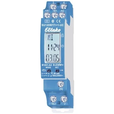 Abbildung von Eltako Schaltuhr 2 Kanal Bluetooth SU12DBT/1+1 UC (23200902)